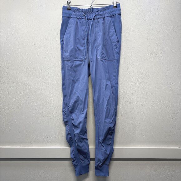 Lululemon BLUE Beyond The Studio Jogger Women's Size 4 LW5CZHS High Rise - Picture 2 of 8